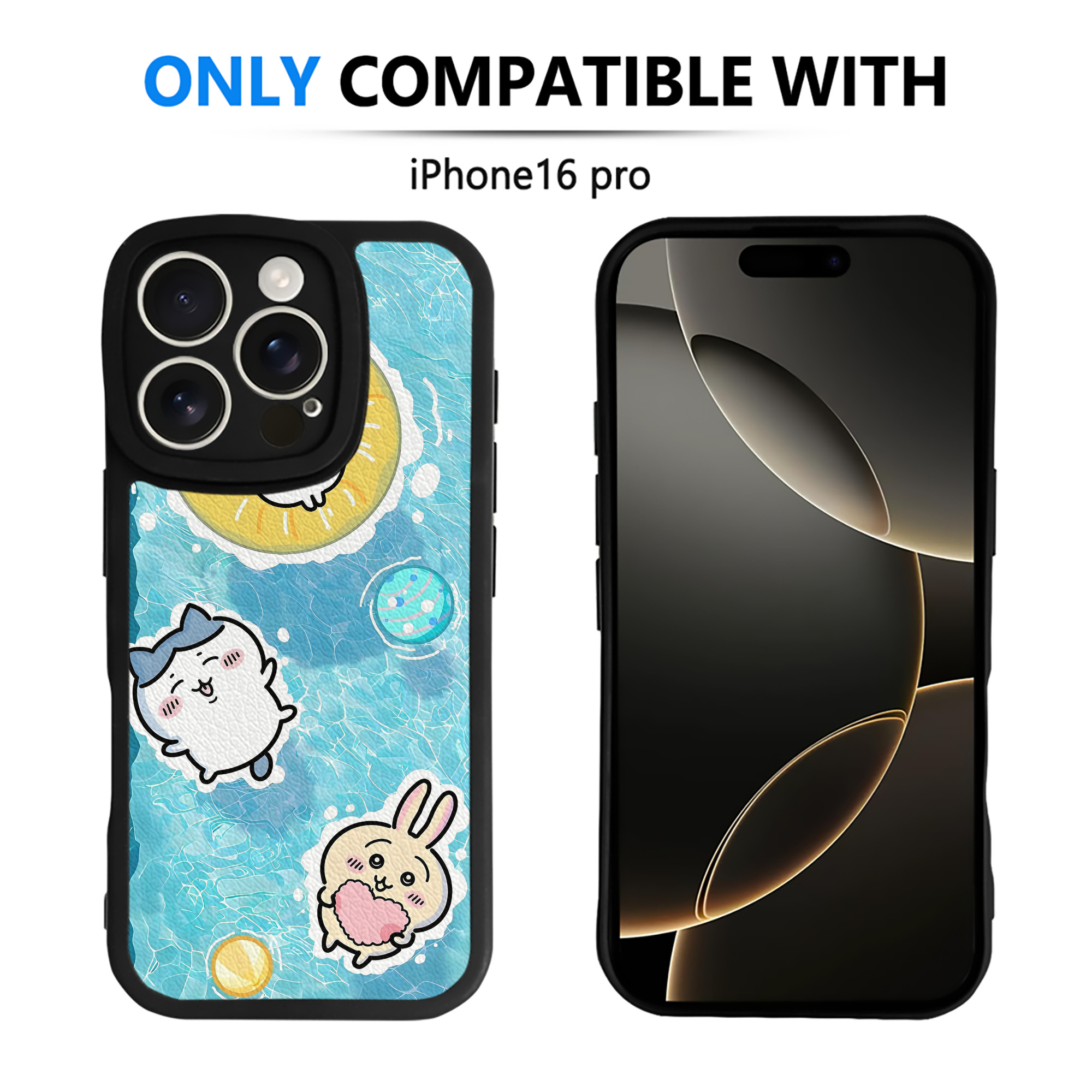（画像用） ちいかわ Chii-kawa 【iPhone 16シリーズ対応】シリコンスマホケース（レザー調） 材質：シリコン